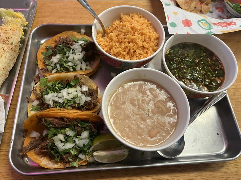 Juancho's Birrieria food