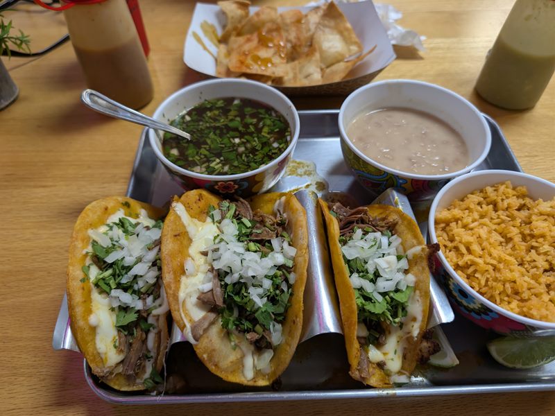Juancho's Birrieria food